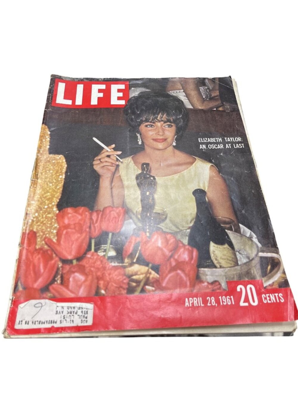 Life Elizabeth Taylor Oscar April 28 1961 vtg incomplete magazine SKU 10466